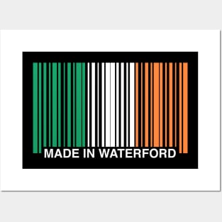 Made in Waterford Ireland Funny Irish Flag Posters and Art